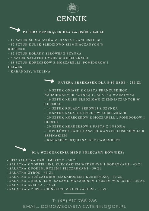 Catering okolicznościowy z dostawą, patery mięsne, przekąski
