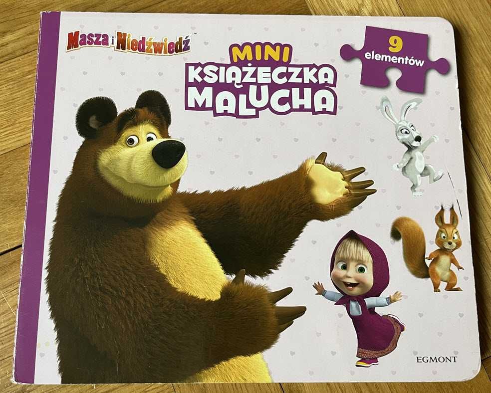 3 Mini puzzle po 9 elementów w książce "Masza i Niedźwiedź"