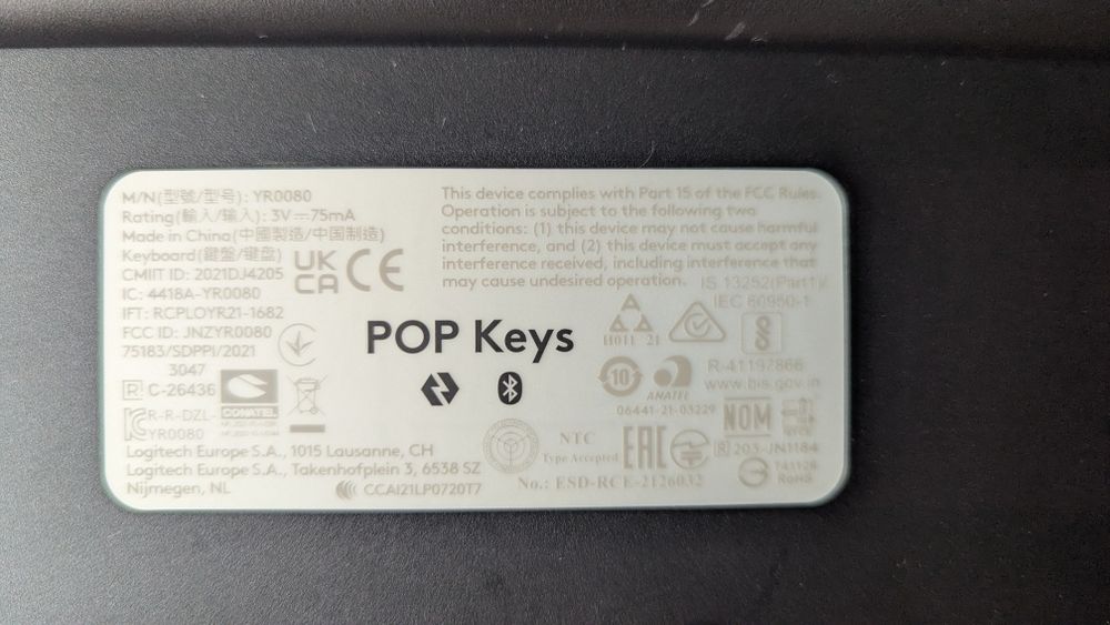 Klawiatura mechaniczna bezprzewodowa Logitech Pop Keys - stan wzorowy
