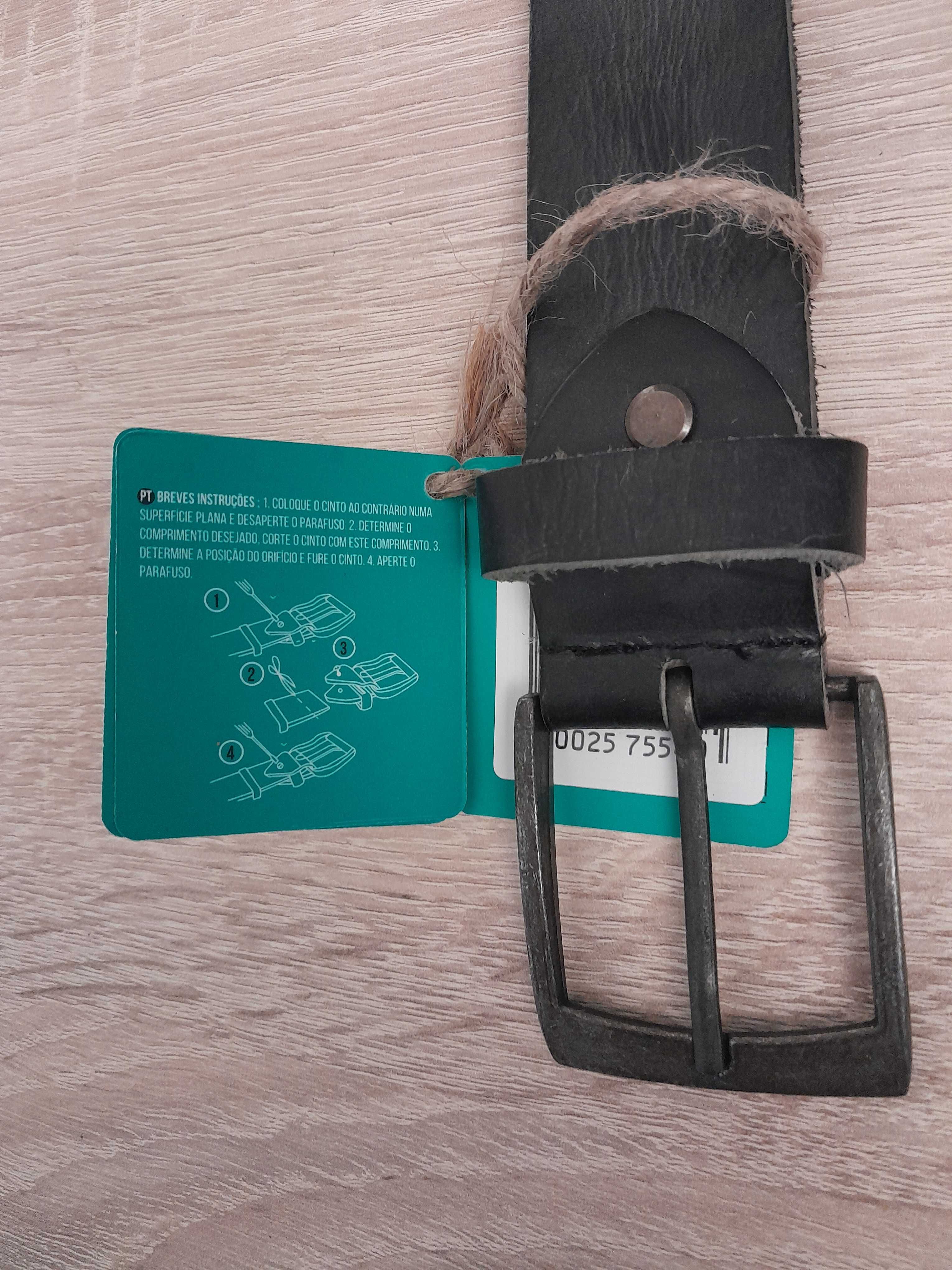 Męski solidny pasek. Skóra naturalna Buffalo 115 prostokąt (uniwersal)