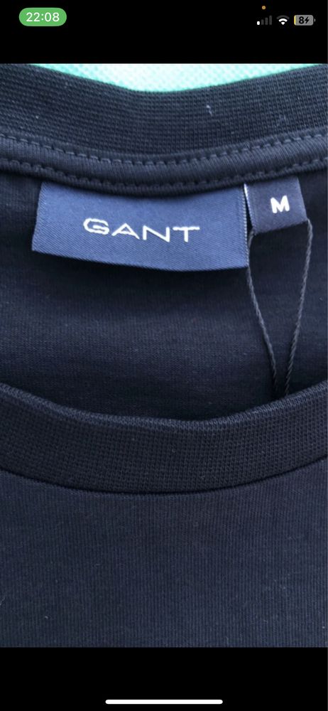 T-Shirth Gant Preta