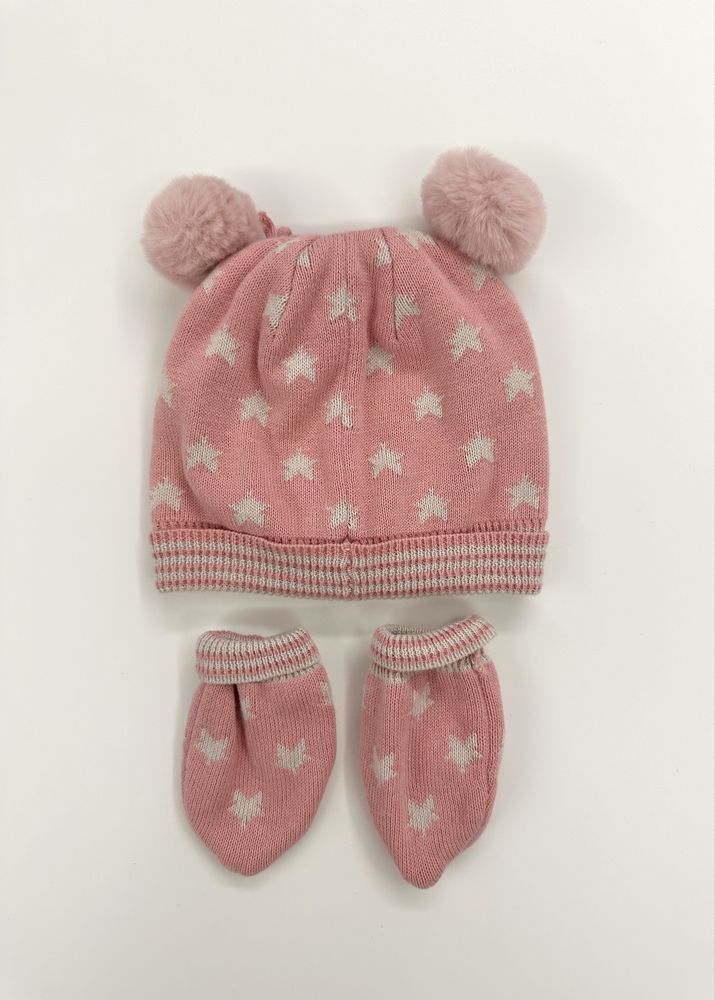 Gorro e Luvas de Bebé 6 meses Mayoral