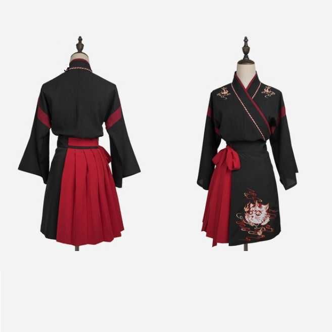 Yukata piękne kimono japońskie Nowe Rozmiar M czarne