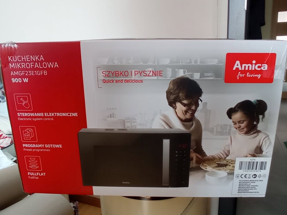 Mikrofalowka bez talerzowa nowa