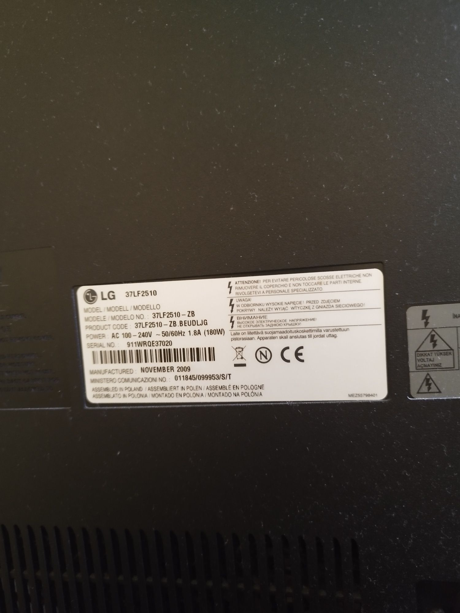 Telewizor LG 37LF2510