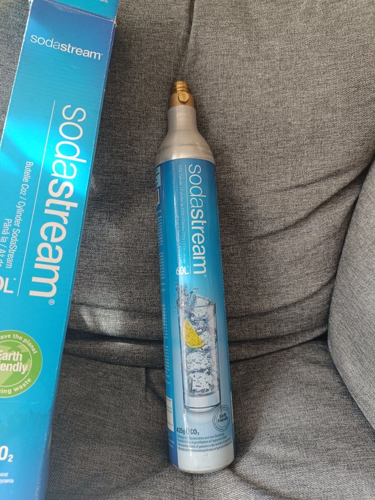 Sodastream 60 L niebieska orginalna nabita