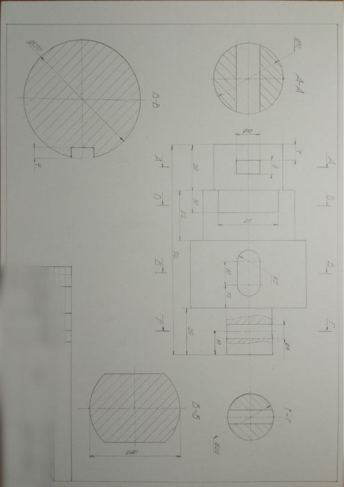 Креслення від руки, у SolidWorks та AutoCAD