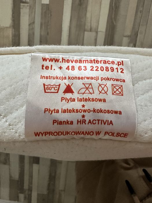 Materac do lózeczka Hevea