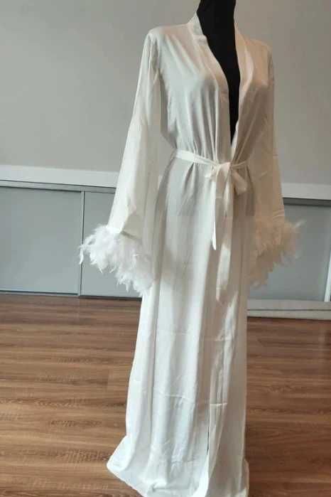 Szlafrok Boho Kimono Robe Sleepwear Loungewear Peniuar