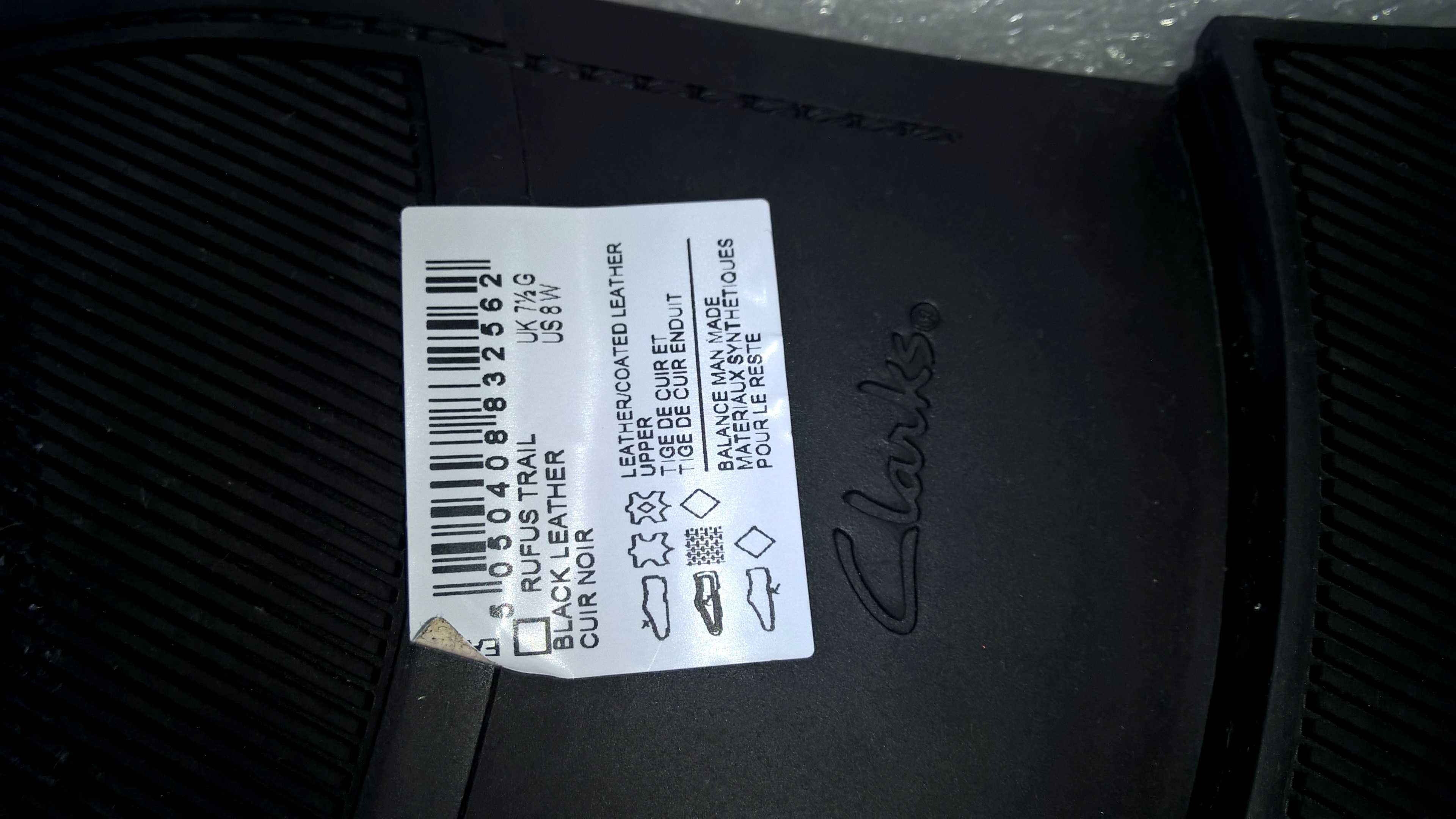 CLARKS model Rufus Trail sztyblety na zamek nowe okazja 149 zł