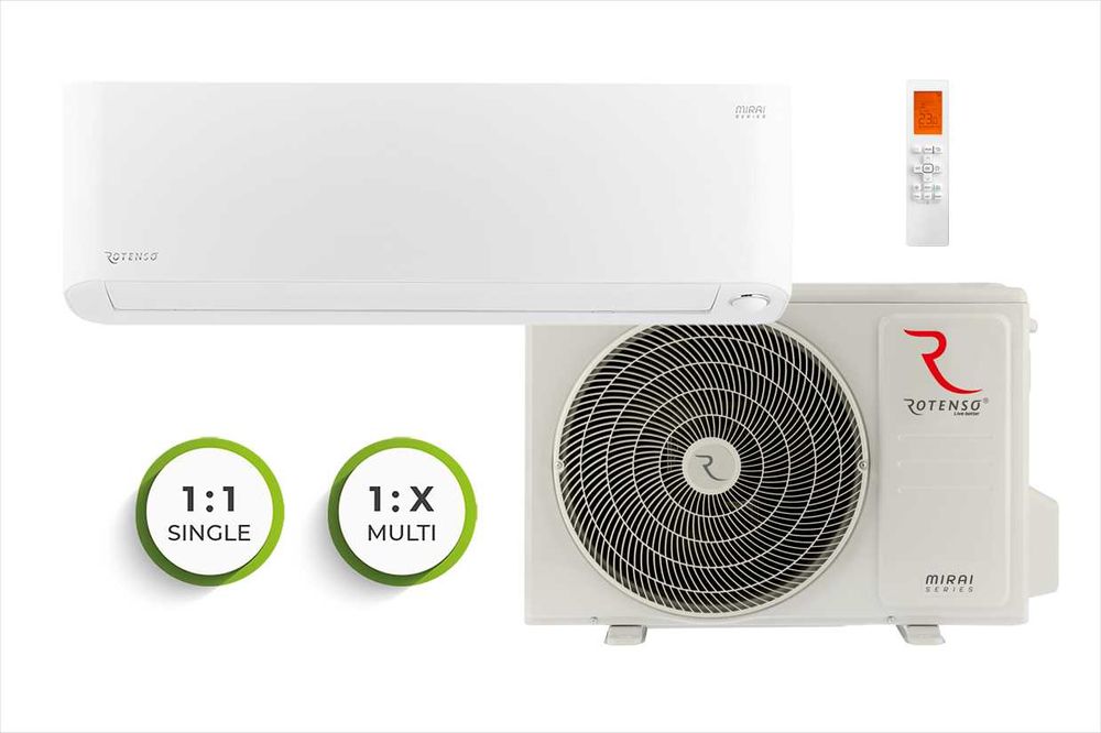 Rotenso Mirai X  3,5kW A+++/A+++ klimatyzacja klimatyzator instalator