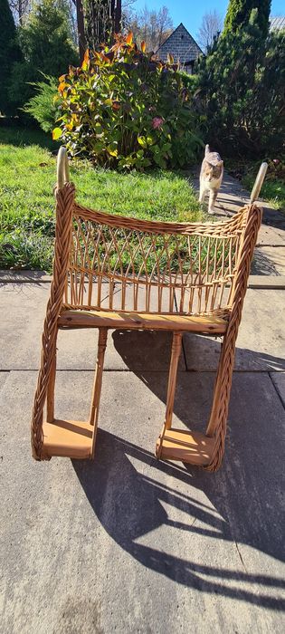 Fotelik wiklinowy na rower