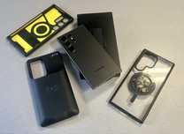 Samsung Galaxy S24 Ultra 256gb Titanium Black fajny zestaw