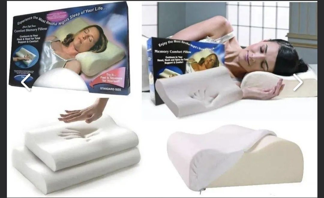 Ортопедическая подушка Memory Pillow масаж шиї