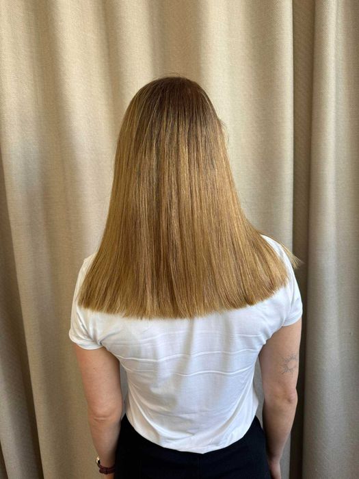 Przedłużanie włosów/zagęszczanie/metoda tape on/keratyna/prostowanie