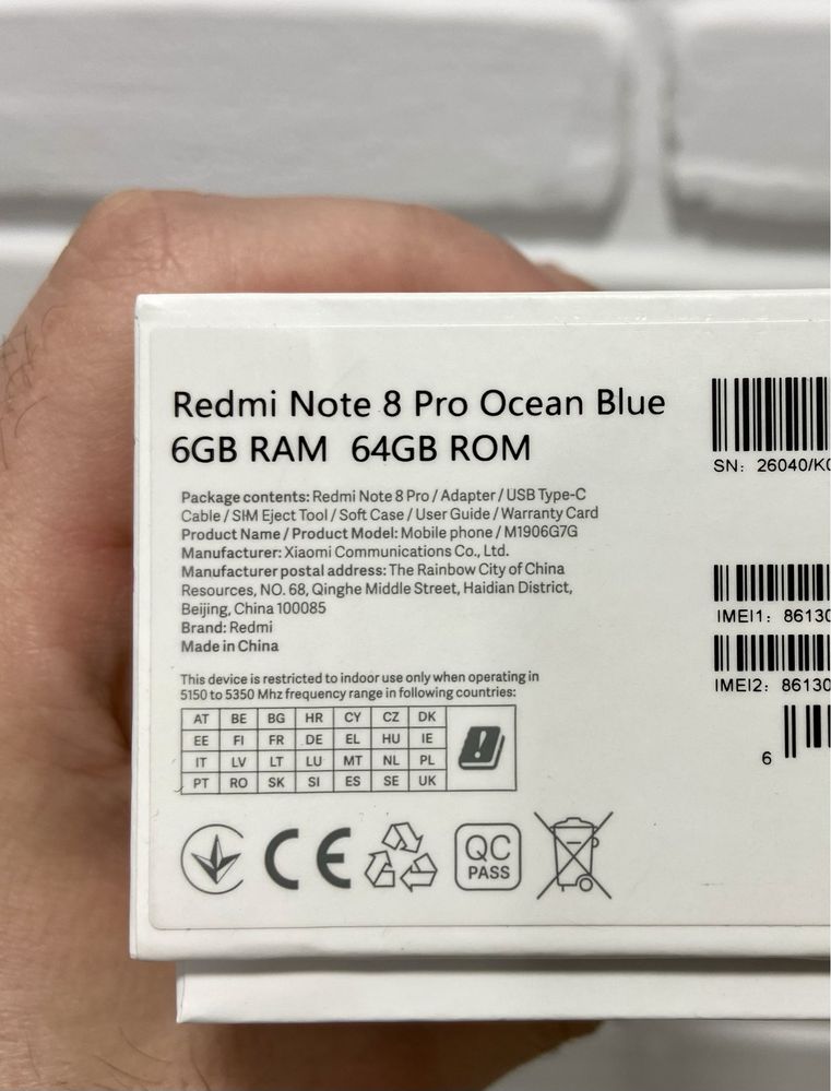 Xiaomi Redmi Note 8 Pro 6/64Gb Стан нового телефона NFC