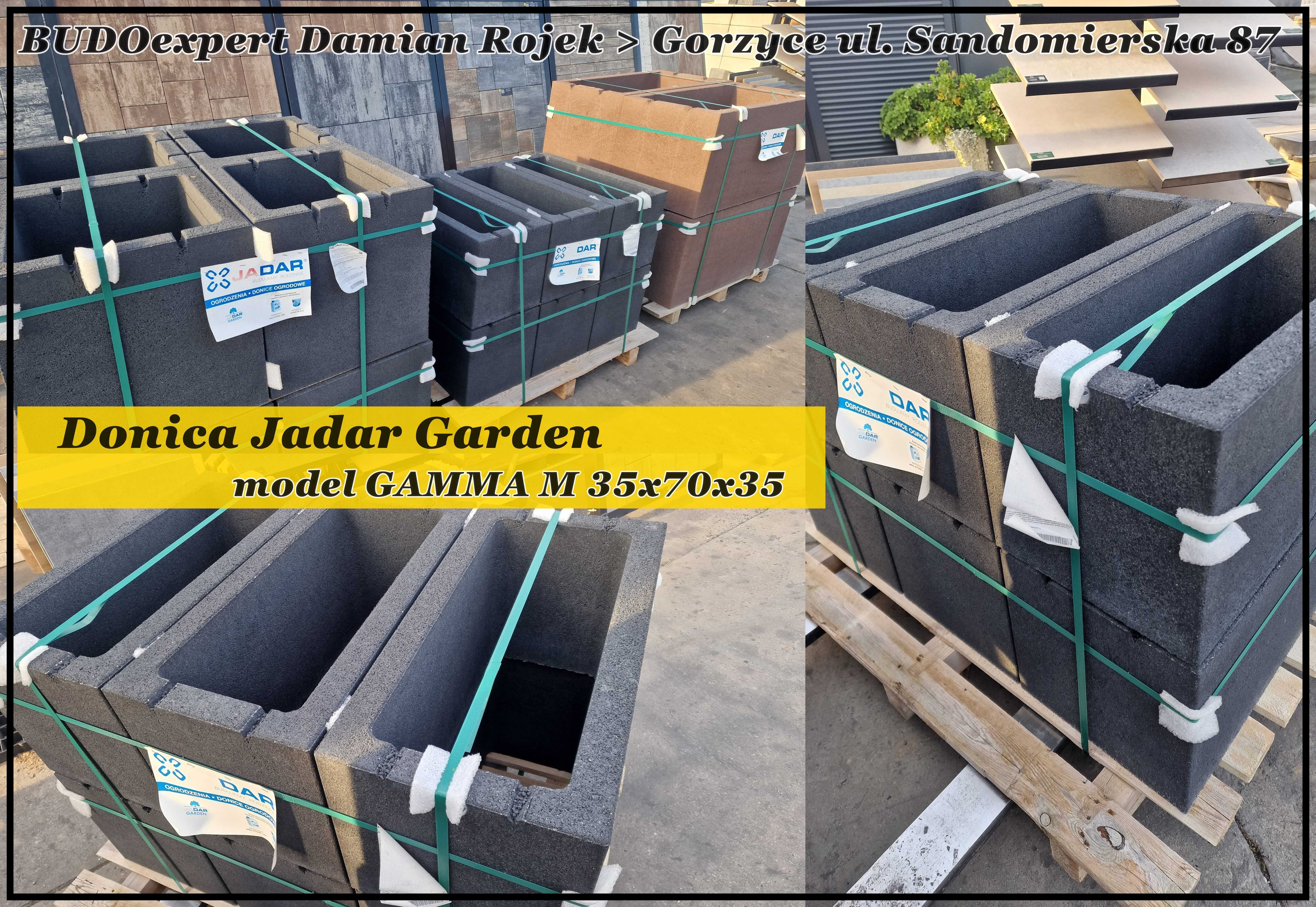 Nowoczesne betonowe DONICE ogrodowe Jadar Garden 50x100 donica KURIER
