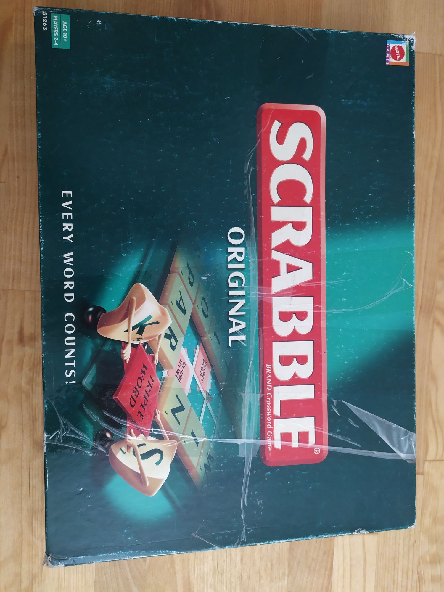 Scrabble Oryginal gra planszowa zabawa łamigłówka