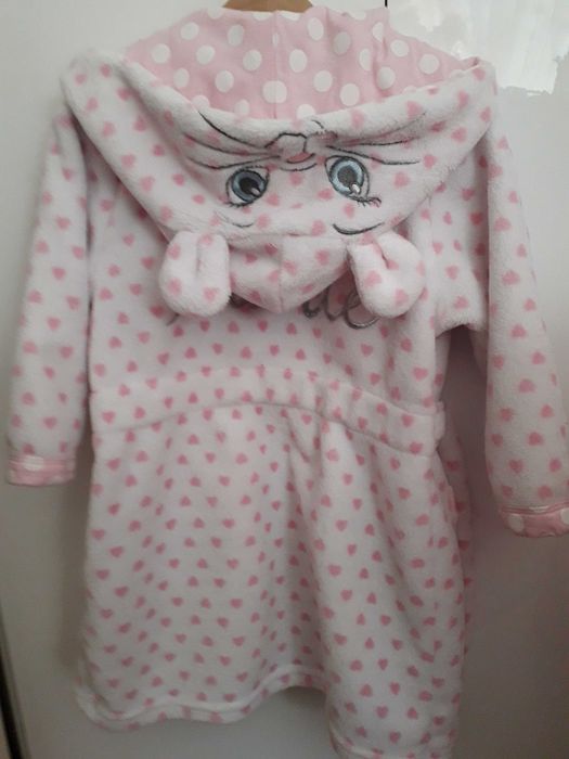 Szlafrok dziecięcy z kapturem