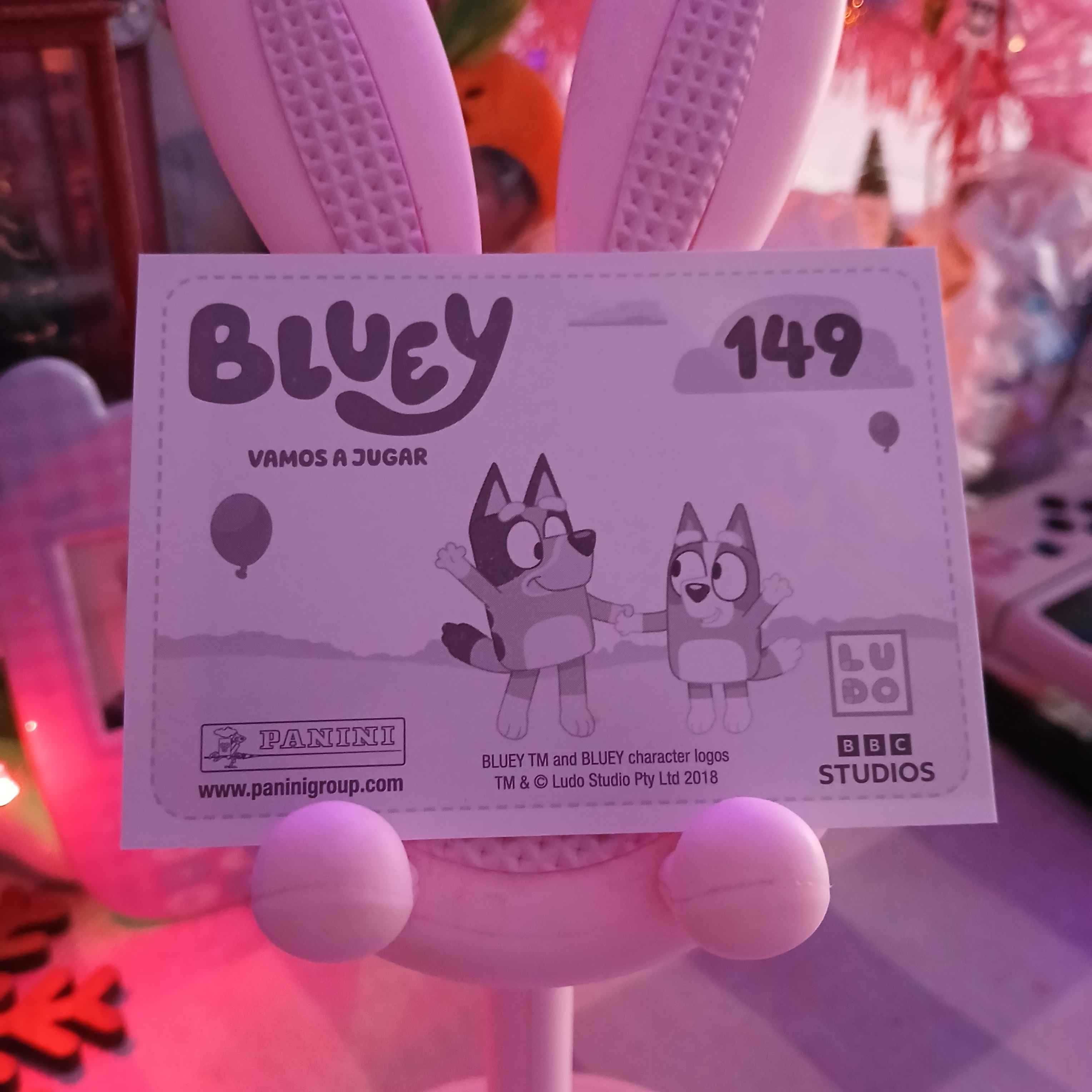 cromos coleção | bluey vamos brincar juntos | 149