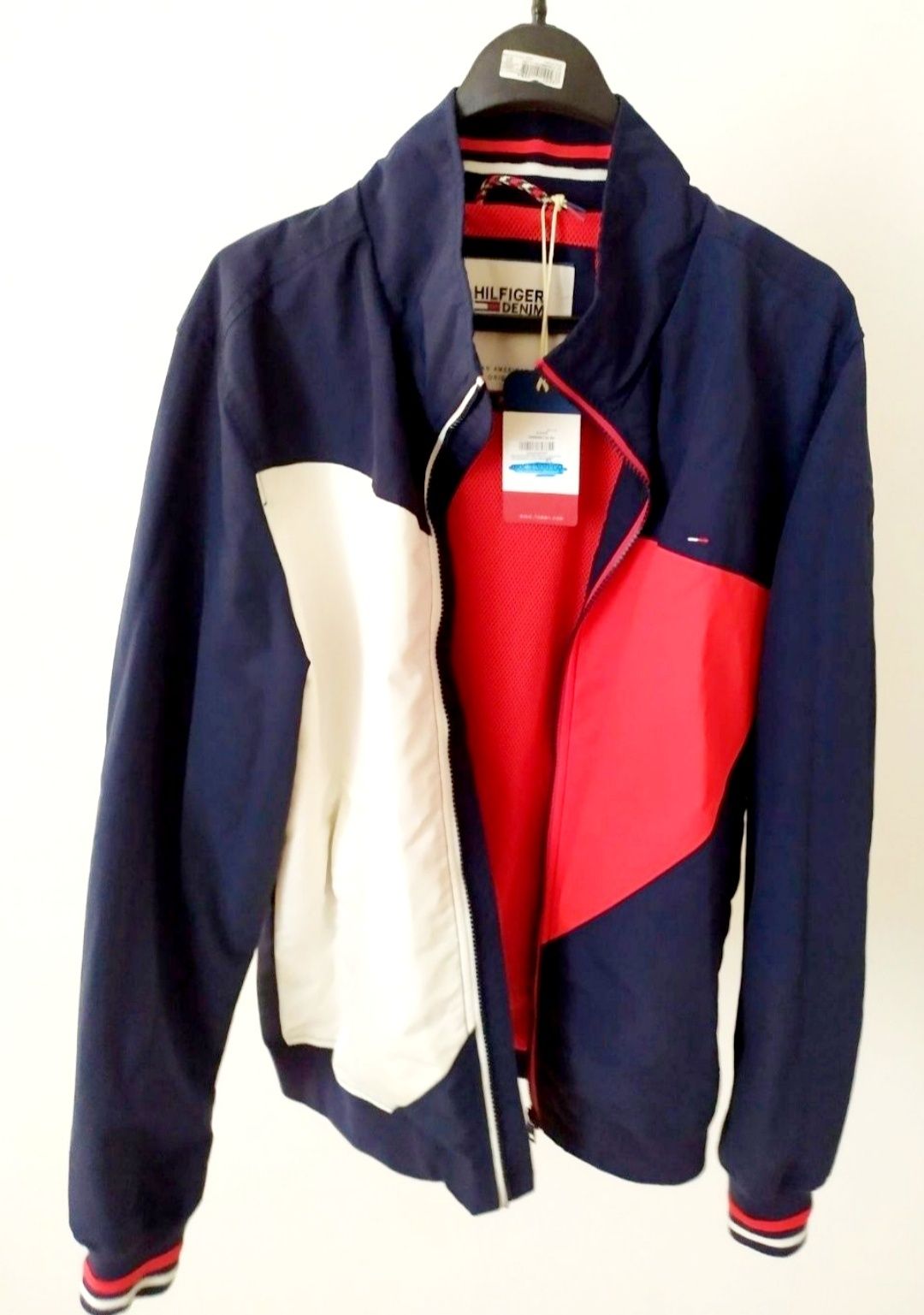 Tommy Hilfiger NY 85 colour block мужская куртка Hilfiger Denim USA