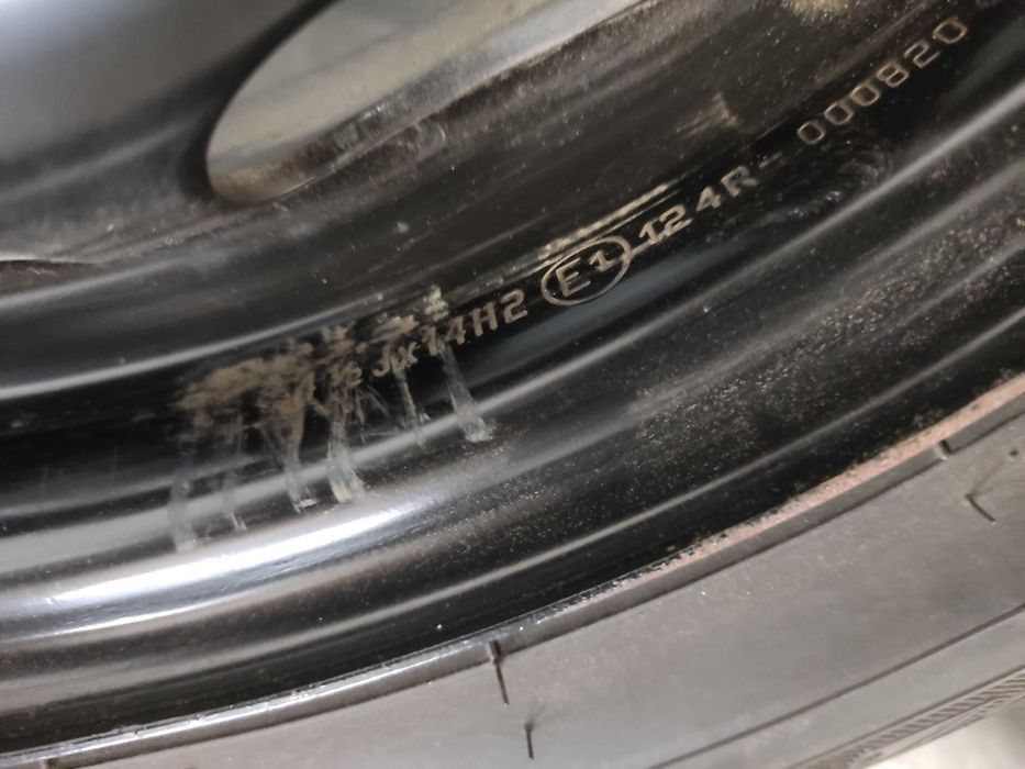 Koła stal 14 Opel Karl 4x100, 165/65R14 Falken, 2019 rok, Agila