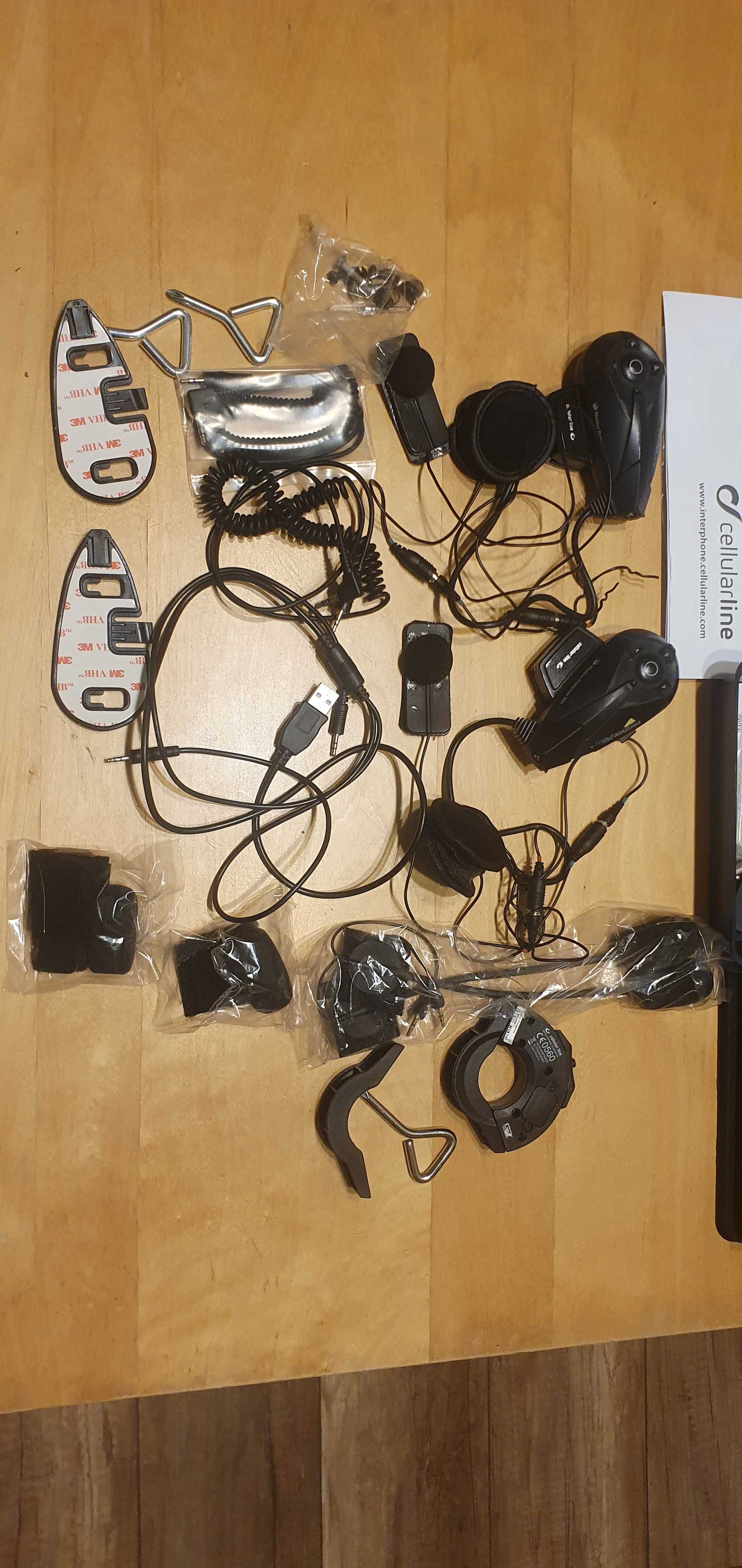 Intercom F5 MC z pilotem na dwa kaski