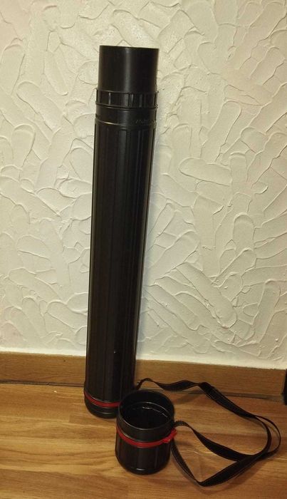 Tubo para transporte de trabalhos de arte, telas, folhas