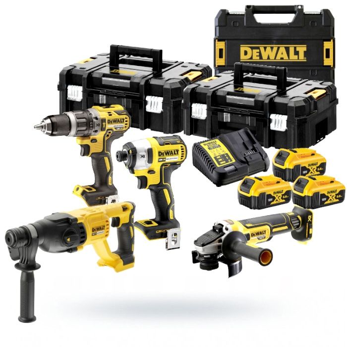 Zestaw Combo DeWalt DCH133 DCD796 DCG405 DCF887 3x5Ah 3 walizki