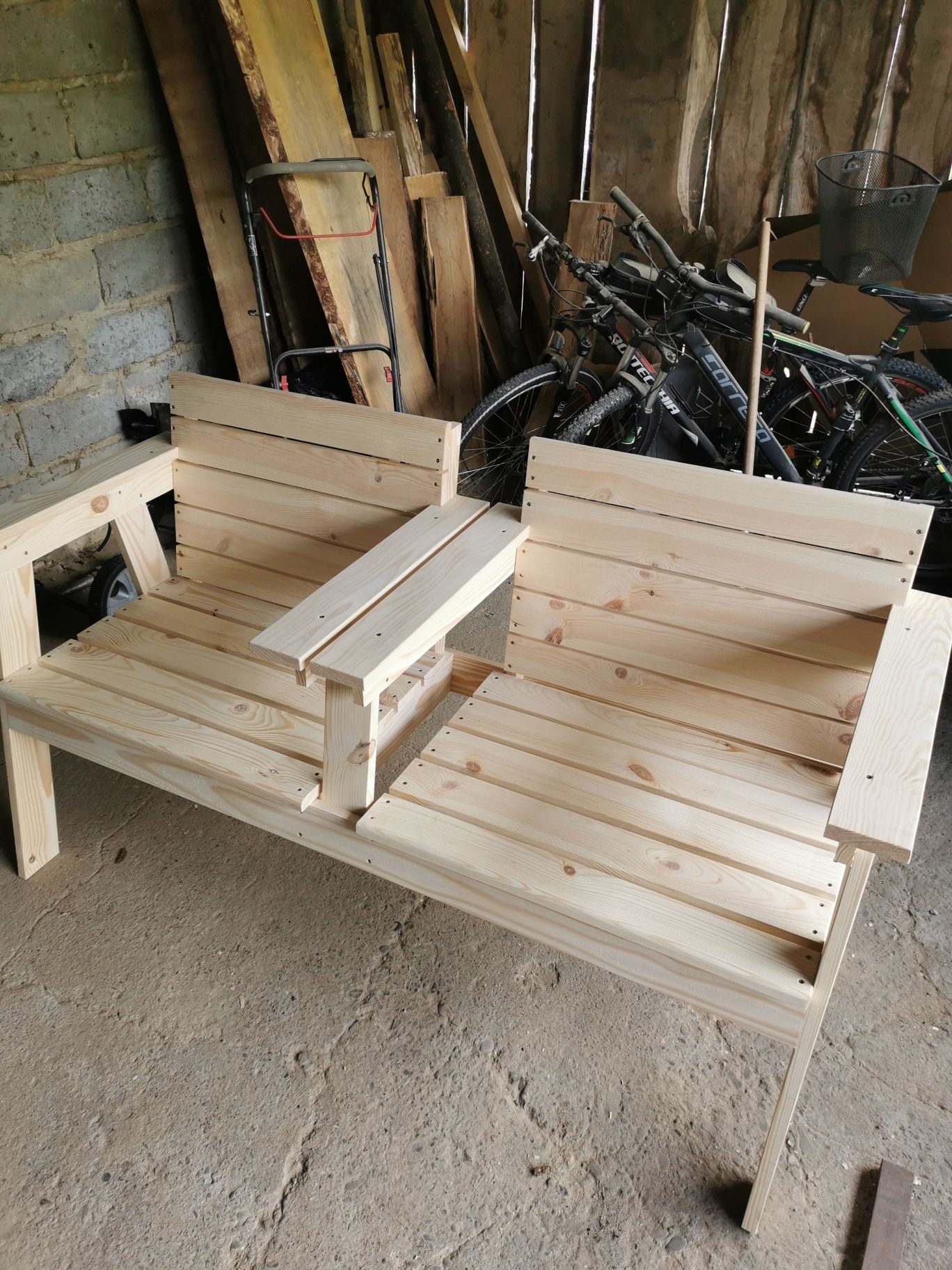Krzesło ogrodowe fotel podwójny ławka