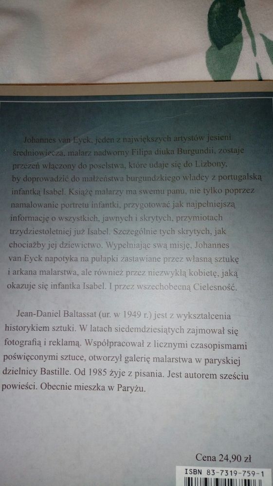 Nadworny malarz. Jean-Daniel Baltassat