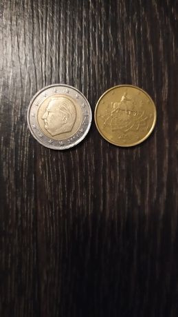 Монеты евро в хорошем состоянии.