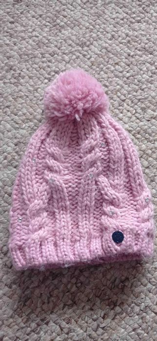 Czapka zimowa, różowa, ROXY, rozmiar uniwersalny