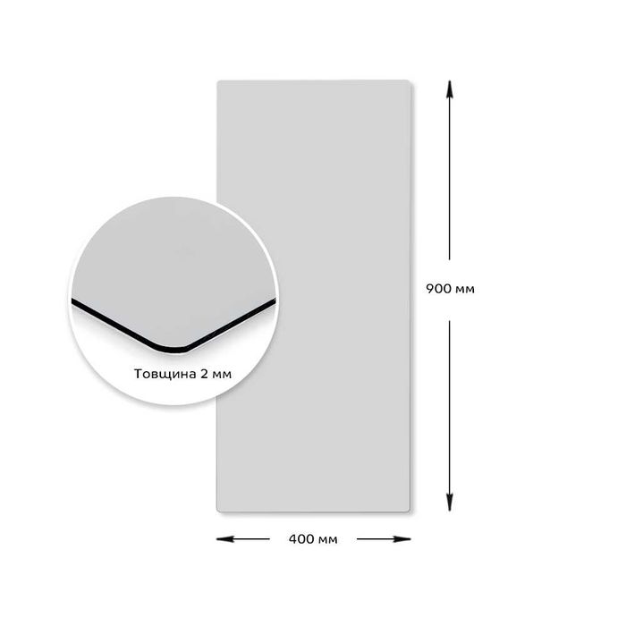 Дзеркало акрилове на клейовій основі Великі розміри Ударостійке