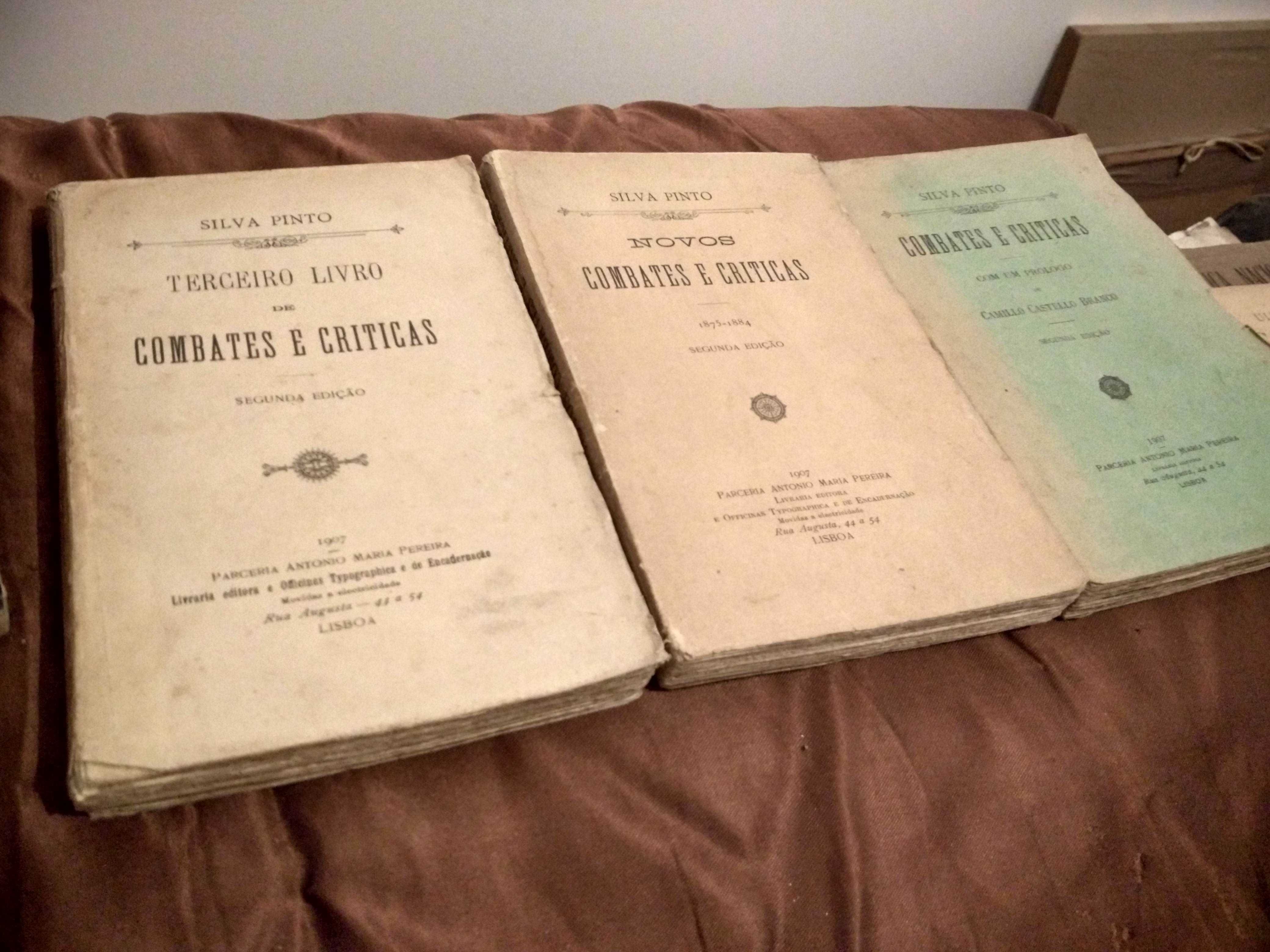 SILVA PINTO - COMBATES E CRITICAS - Completo, 3 Volumes