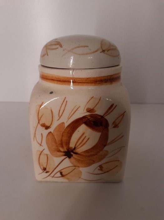 Pojemnik ceramiczny porcelana cukiernica stara prl vintage starocie