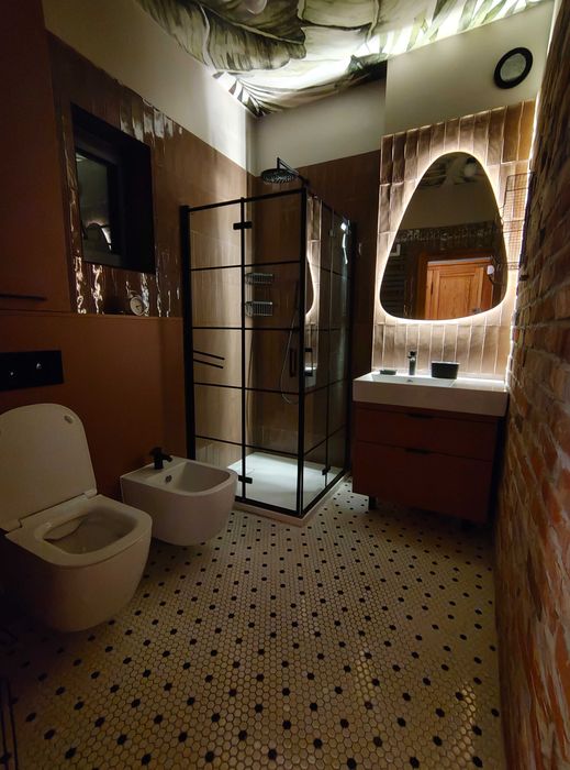 100 m² loft kamienica | 3 pokoje, 2 łazienki, gabinet | Huby