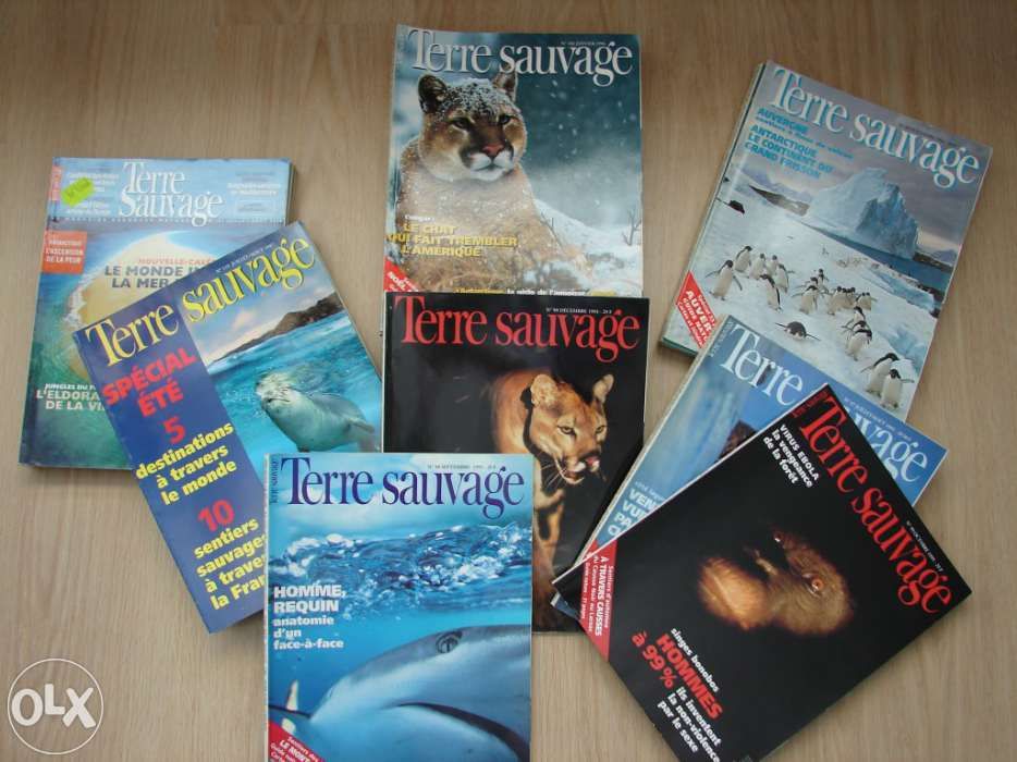 Revistas Terre Sauvage (28 Unidades) em Francês