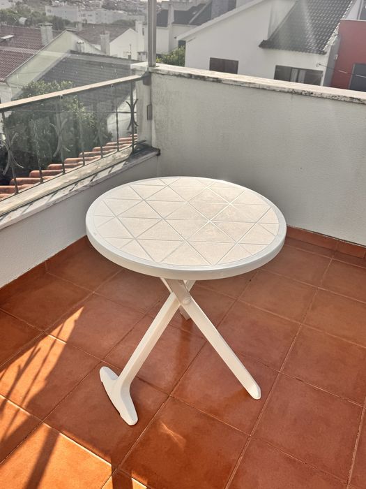 Mesa plastica redonda