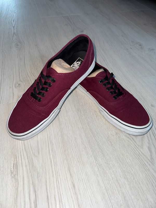 Bordowe Vans Authentic 45 11,5