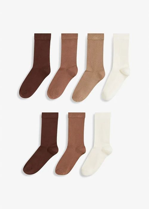 B.P.C. 7-pak skarpetki damskie z wiskozy 39-42.