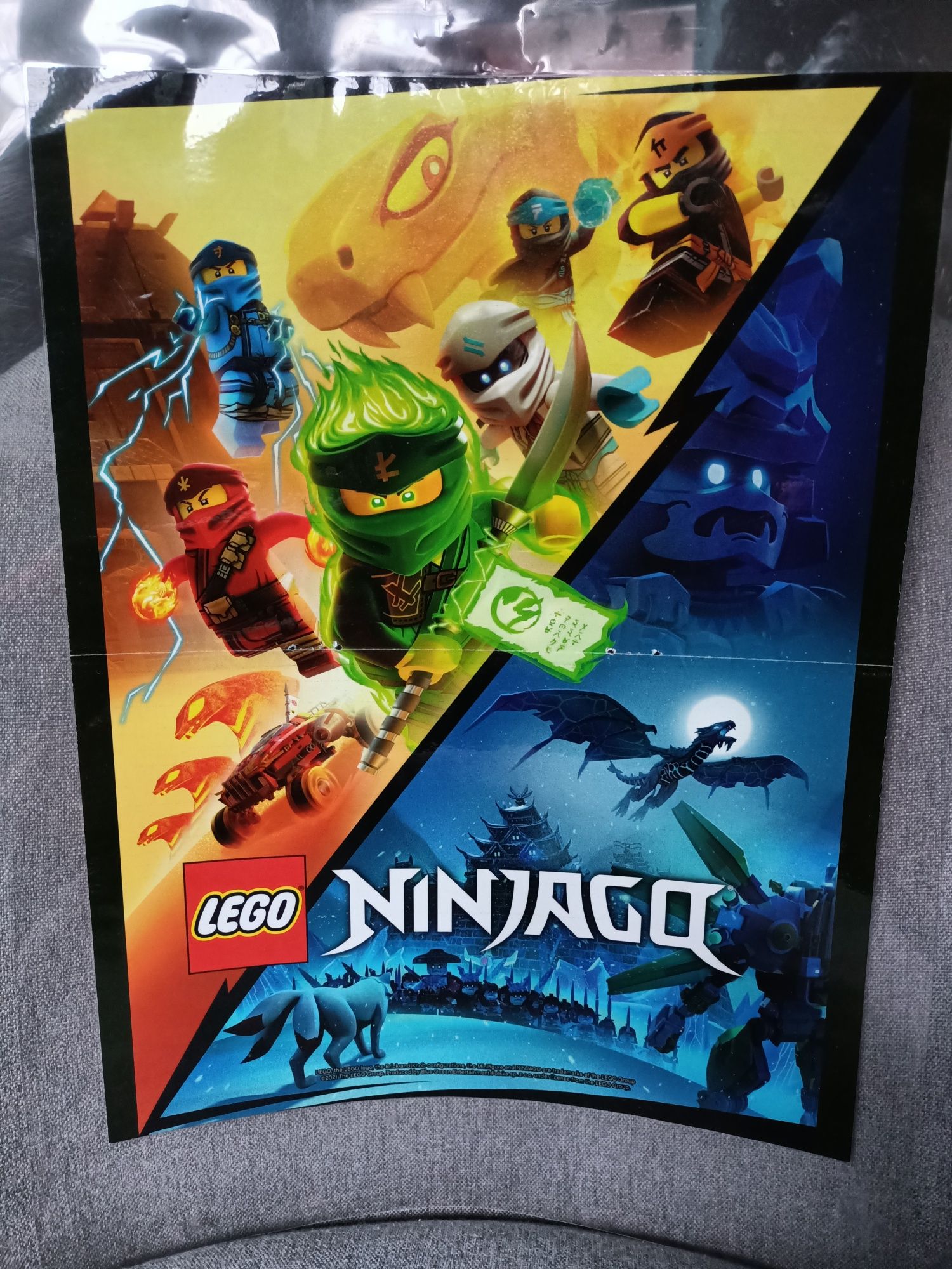 Zestaw LEGO Ninjago Cole komiksy obrazki