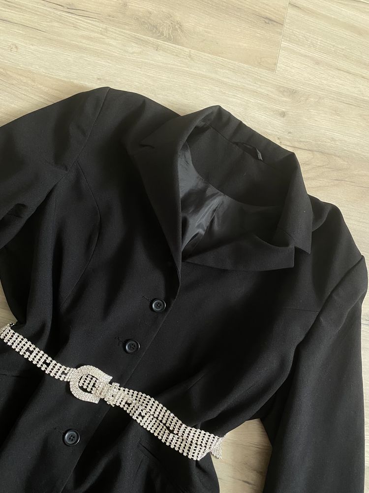 Czarne marynarka oversize