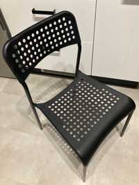 Krzesło ADDE Ikea czarne dostępne 4 szt.