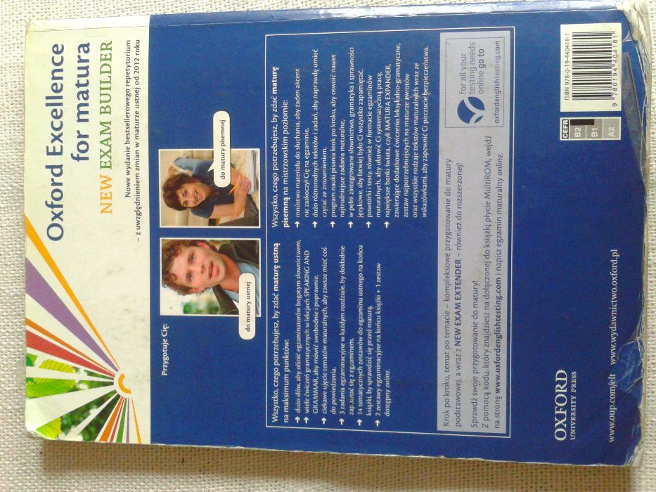 Oxford Excellence for matura. New exam builder + 2CD