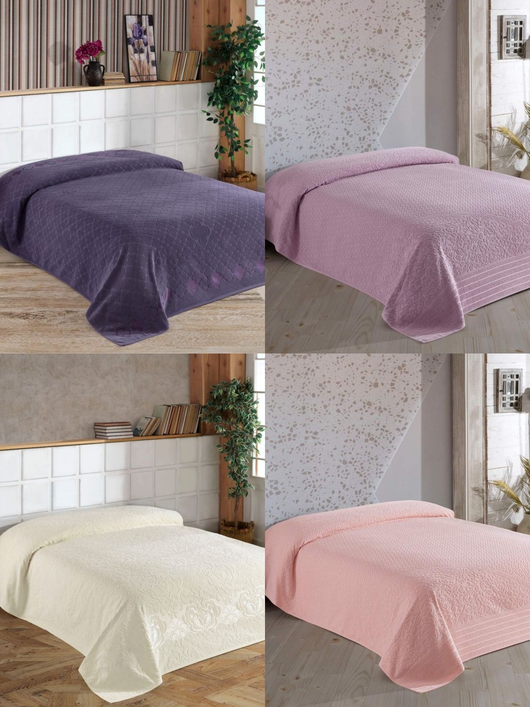 Махрові простирадла в коробці. Туреччина. 500гр/м.кв. 200х220см.