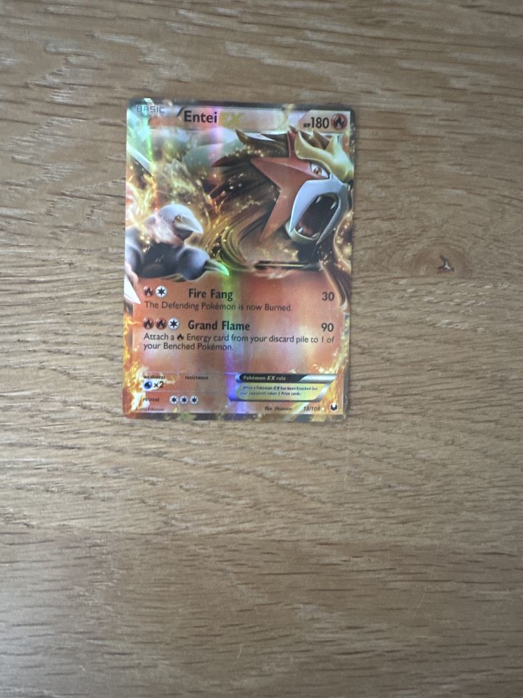 Karta pokémon Entei EX