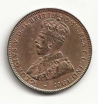 1 Shilling de 1920 "KN"  África do Sul ou Ocidental Britânica