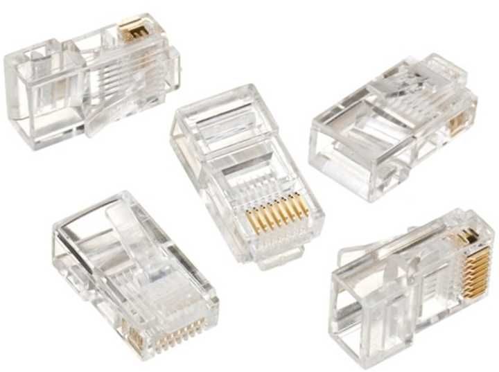 Конектори RJ 45 для витої пари 100шт
