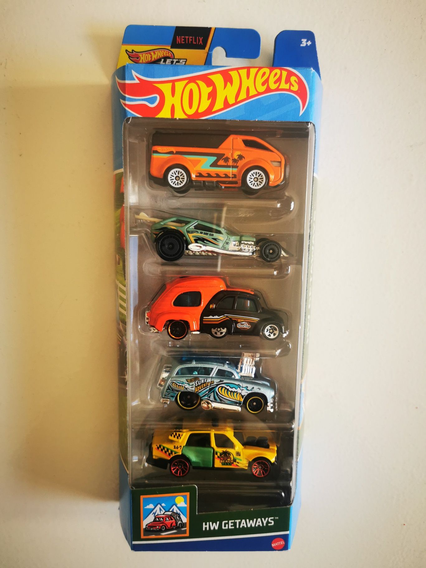 Hw Getaways Pack 5x Hot Wheels 2024
